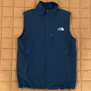 Small Black Vest and Burgundy Nordic Beanie made by The North Face